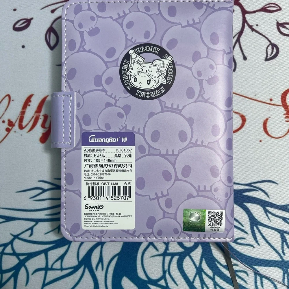 Sanrio Lolita Kuromi A6 Planner - Purple and Black
